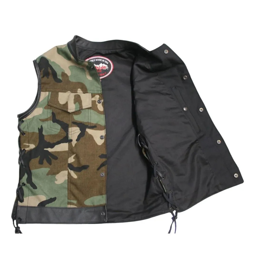 Club Cut Side Lace Military grade fabric ( Cordura) Woodland Camo