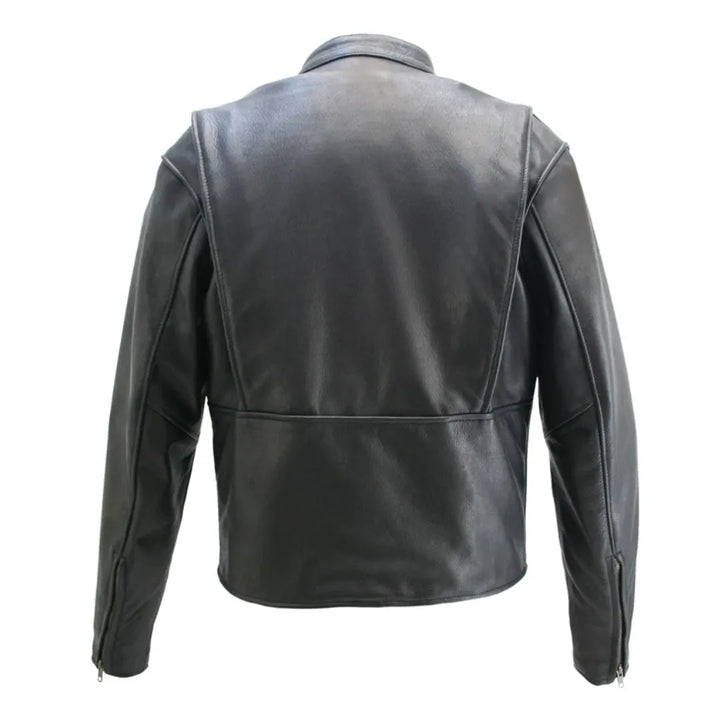 Men's Cowhide Cafe Racer Jacket