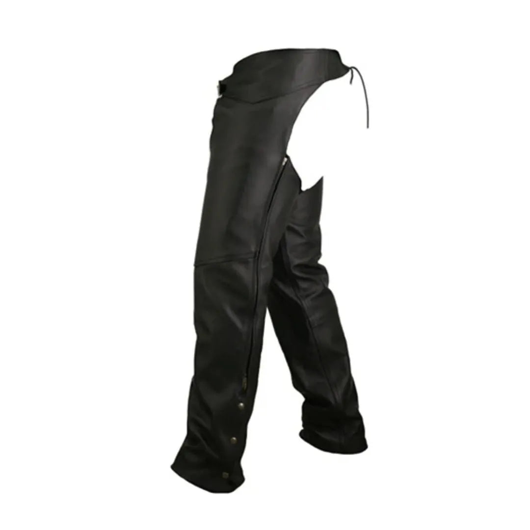 Men's Double Stitched Leather Chaps