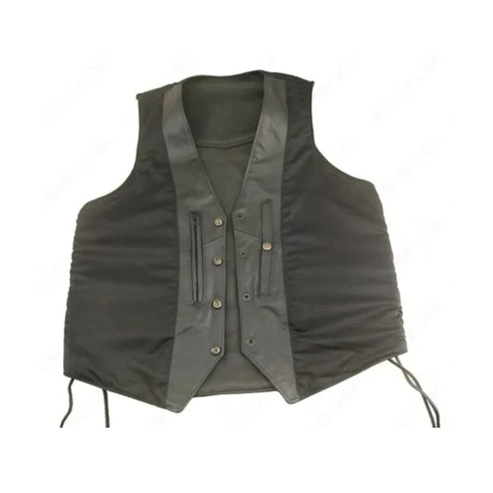 Men's Braided Leather Vest (Custom)
