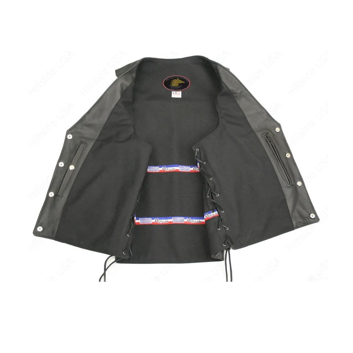 Men's Ultimate Horsehide Motorcycle Leather Vest