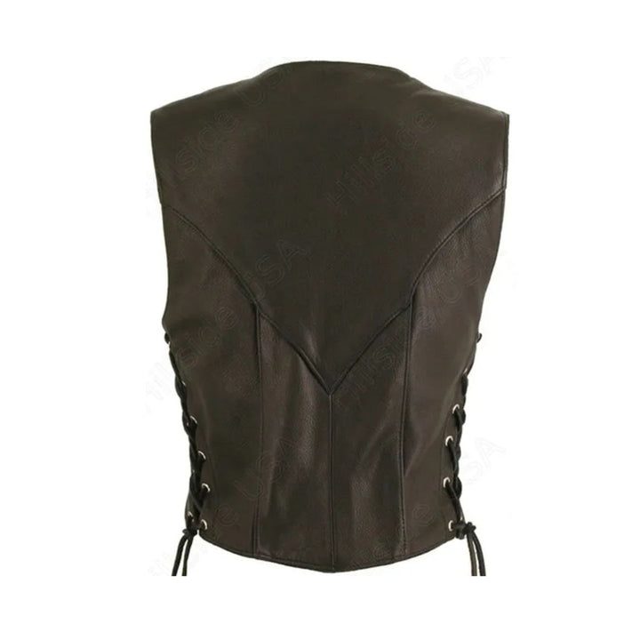 Women's Laced Side Biker Vest (Custom)