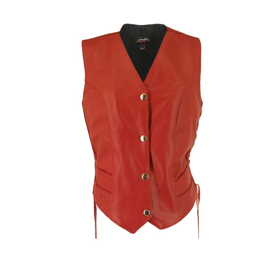Women's Leather Vest