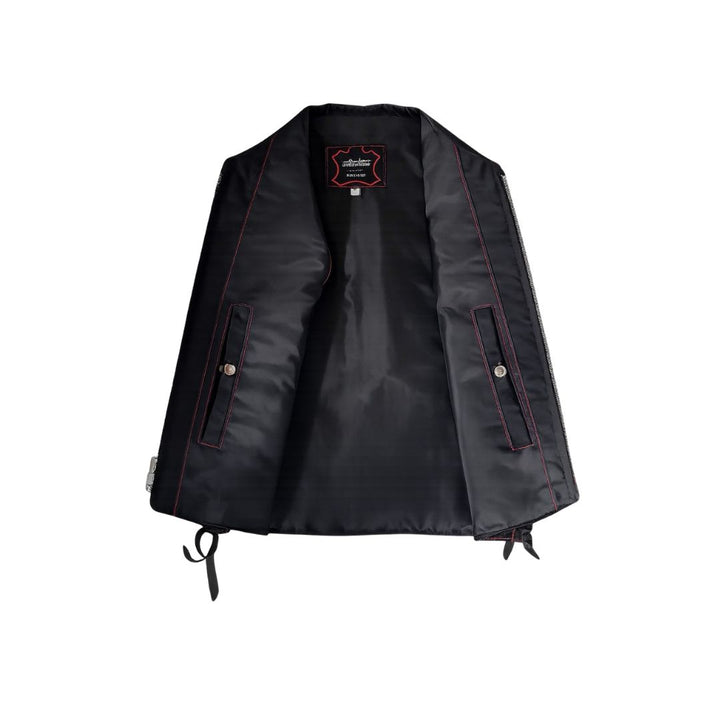 Hillside Bandit Leather/Cordura Biker vest