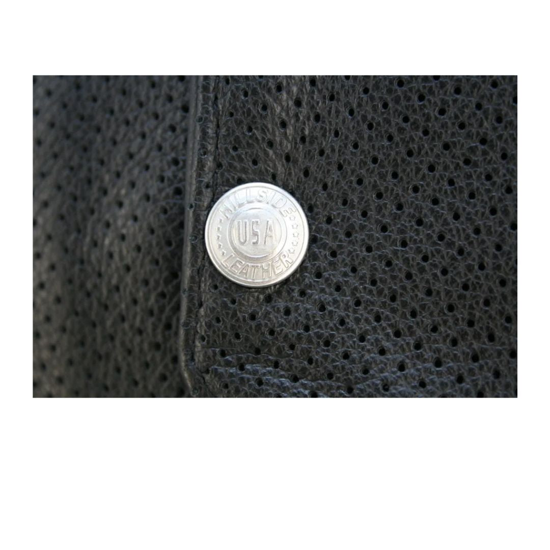 Full Perforated Cruiser Biker Vest