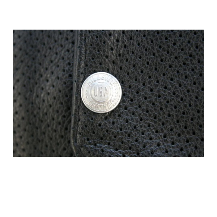 Full Perforated Cruiser Biker Vest