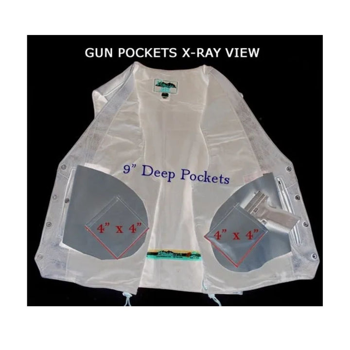 Men's Braided Black-Brown / Genuine Cowhide Nickel Vest