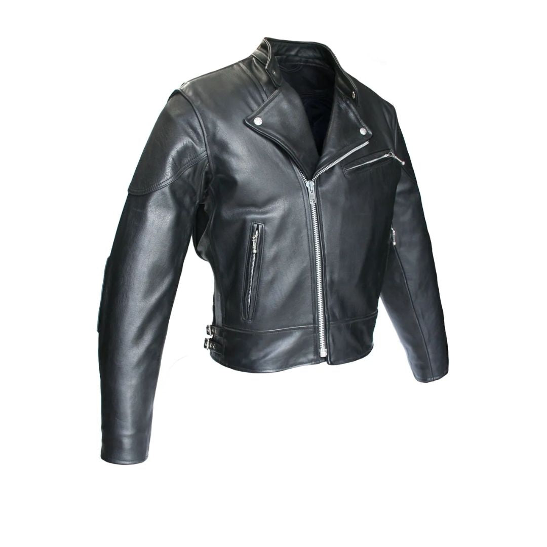 Mens Hybrid Horsehide Biker Jacket