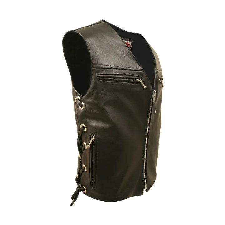 The Elite Motorcycle Leather Vest