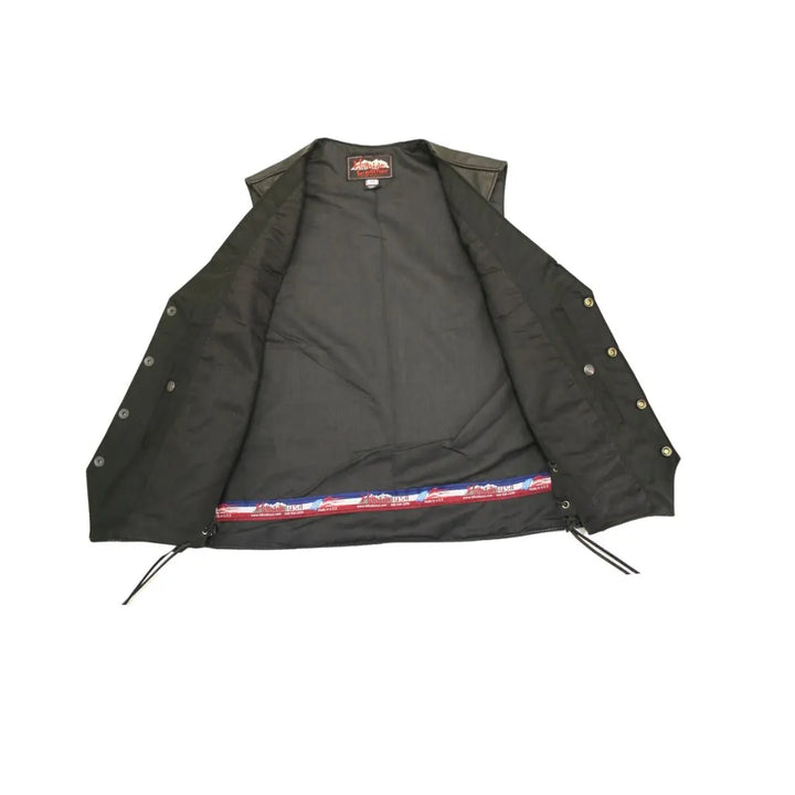 Laced Full Back Motorcycle Vest