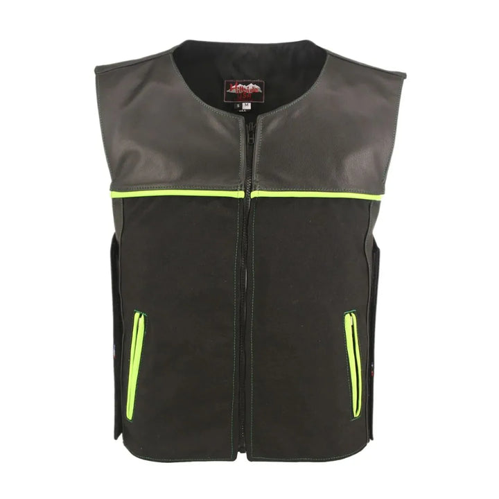 CX Combo Cordura/Leather Vest  (Custom-Made)