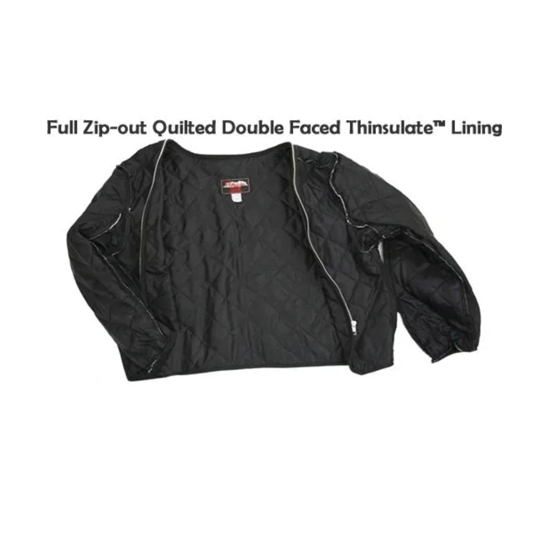 Men's Full Belted Horsehide Motorcycle Jacket