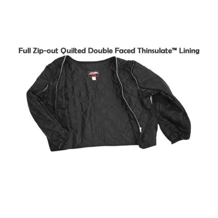 Men's Full Belted Horsehide Motorcycle Jacket