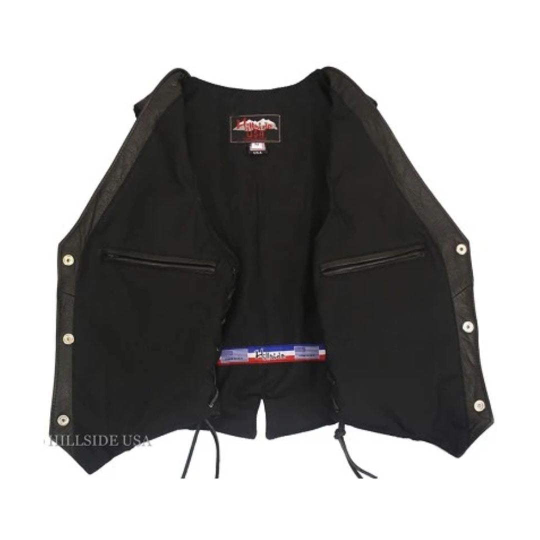 Women's Braided Leather Vest (Custom)