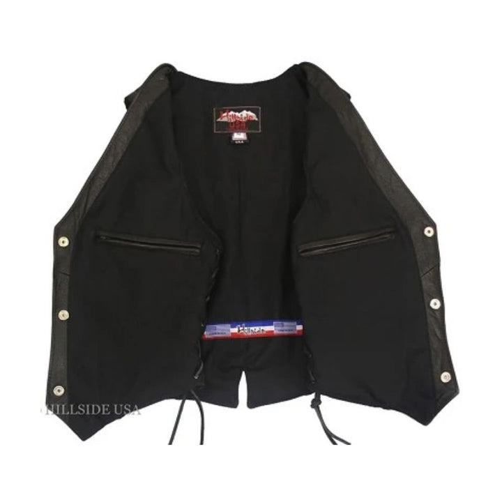 Women's Braided Leather Vest (Custom)