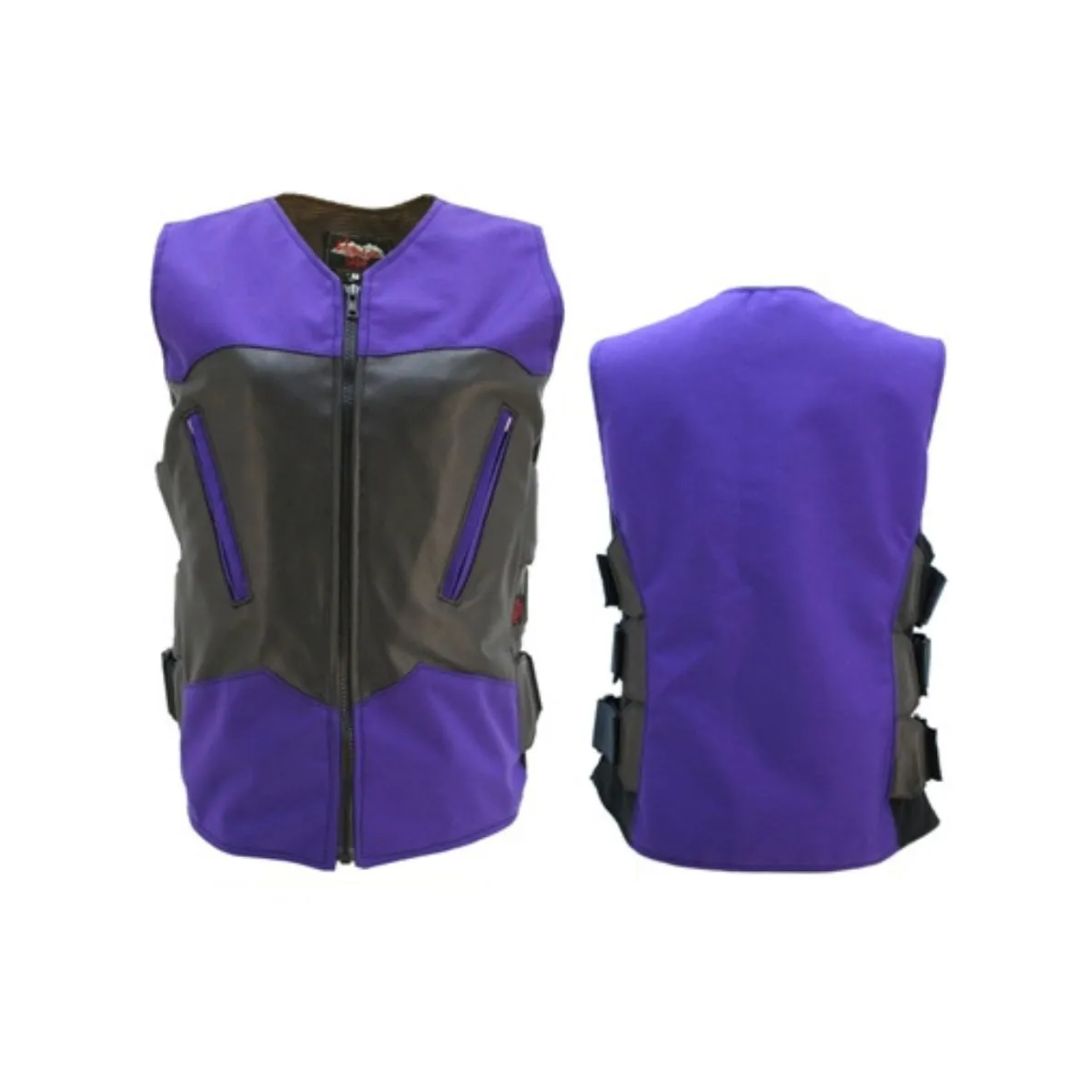 Women's Interceptor Combo Leather/Cordura Vest