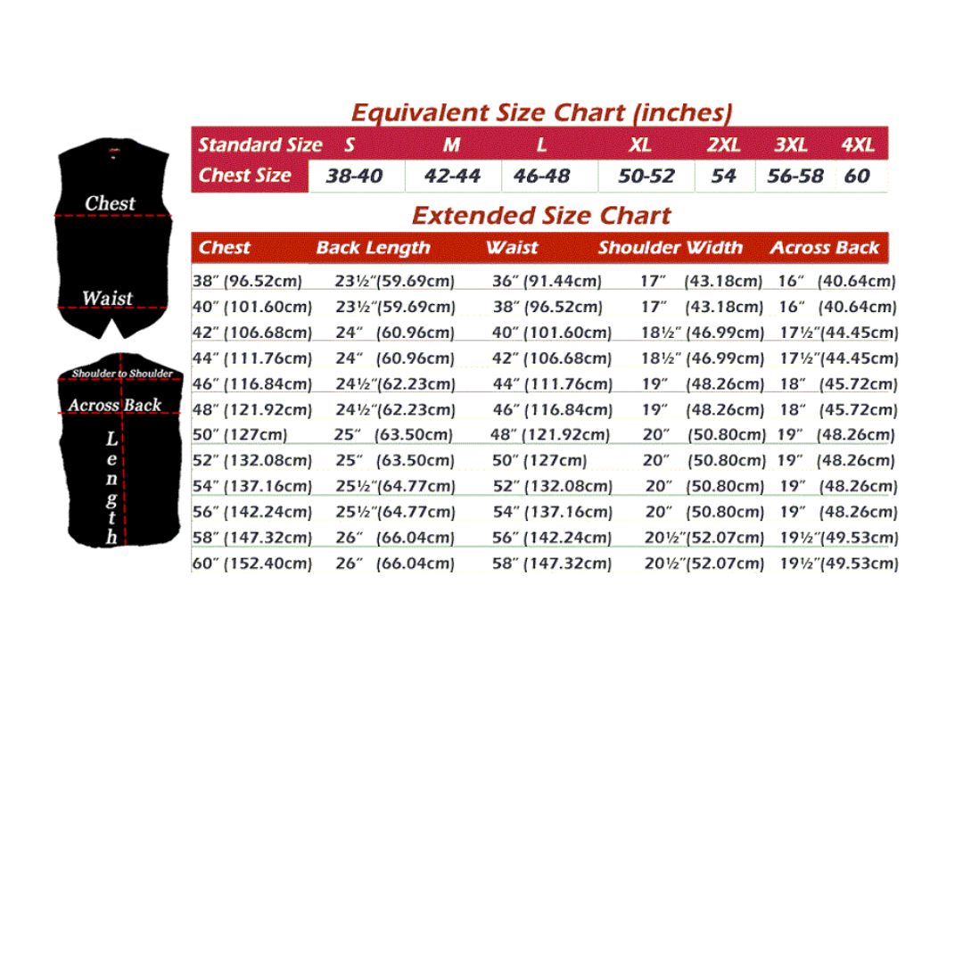 Men's Horsehide Biker Vest