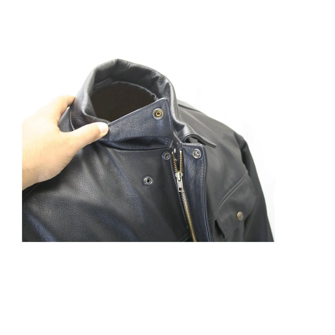 Cowhide Leather Trucker Jacket