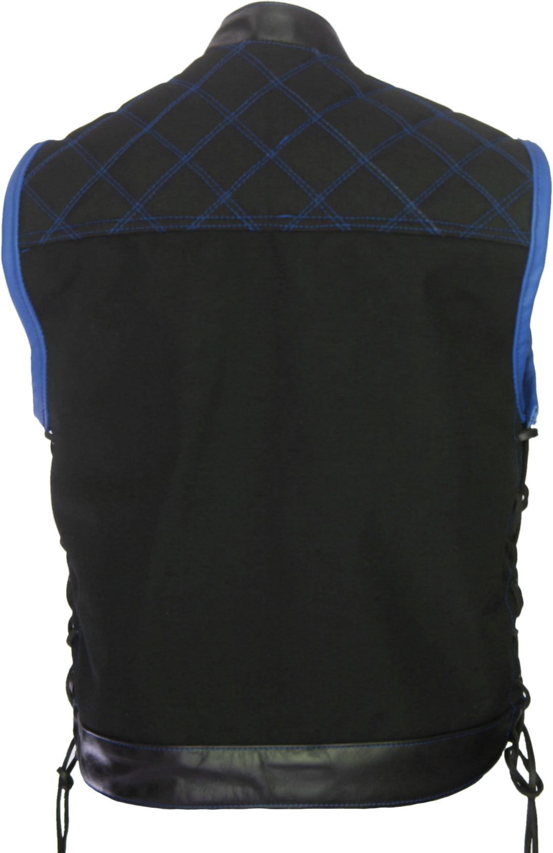 Double Stitch Diamond Biker Vest  Water Resistant Military Grade Fabric (Cordura)