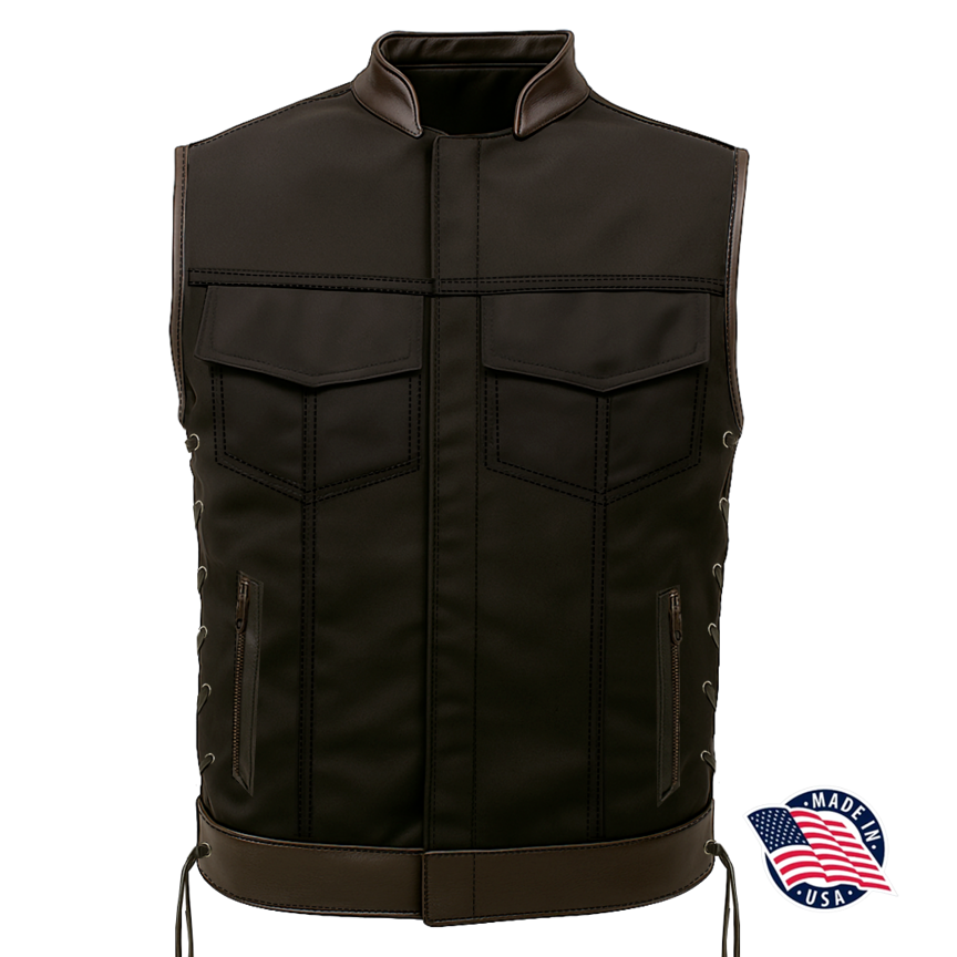 Custom-Made Club Vest Water Resistant Military Grade Fabric (Cordura)