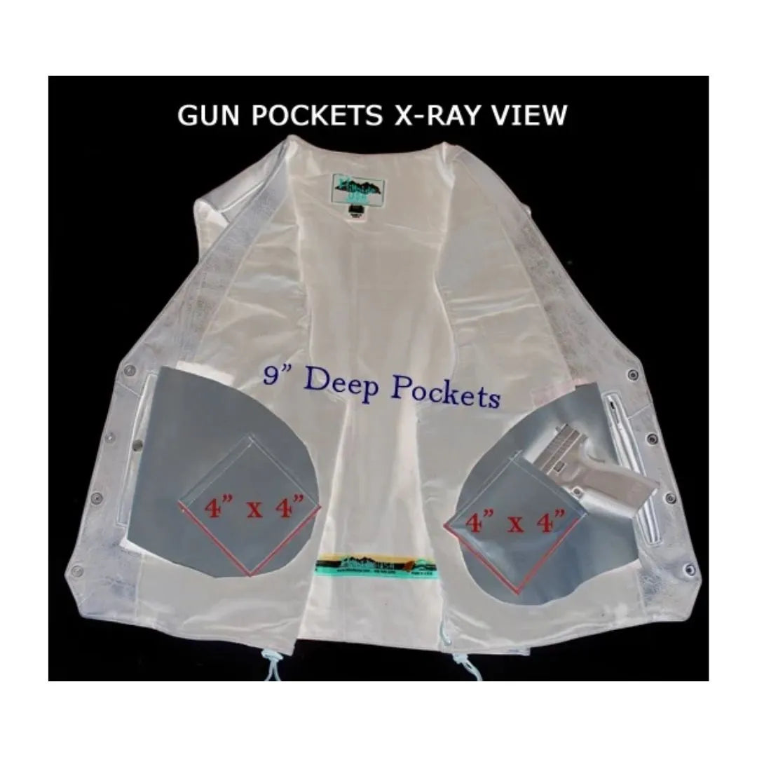 Men's Denim Style Vest Distressed Brown