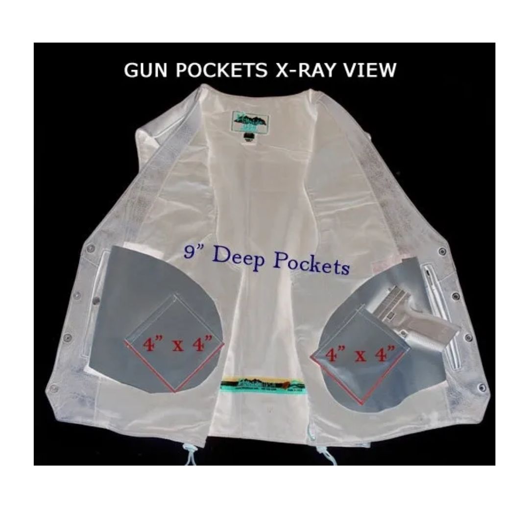 Men's Distressed Brown Genuine Cowhide Nickel Vest