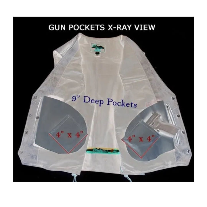 Men's Distressed Brown Genuine Cowhide Nickel Vest