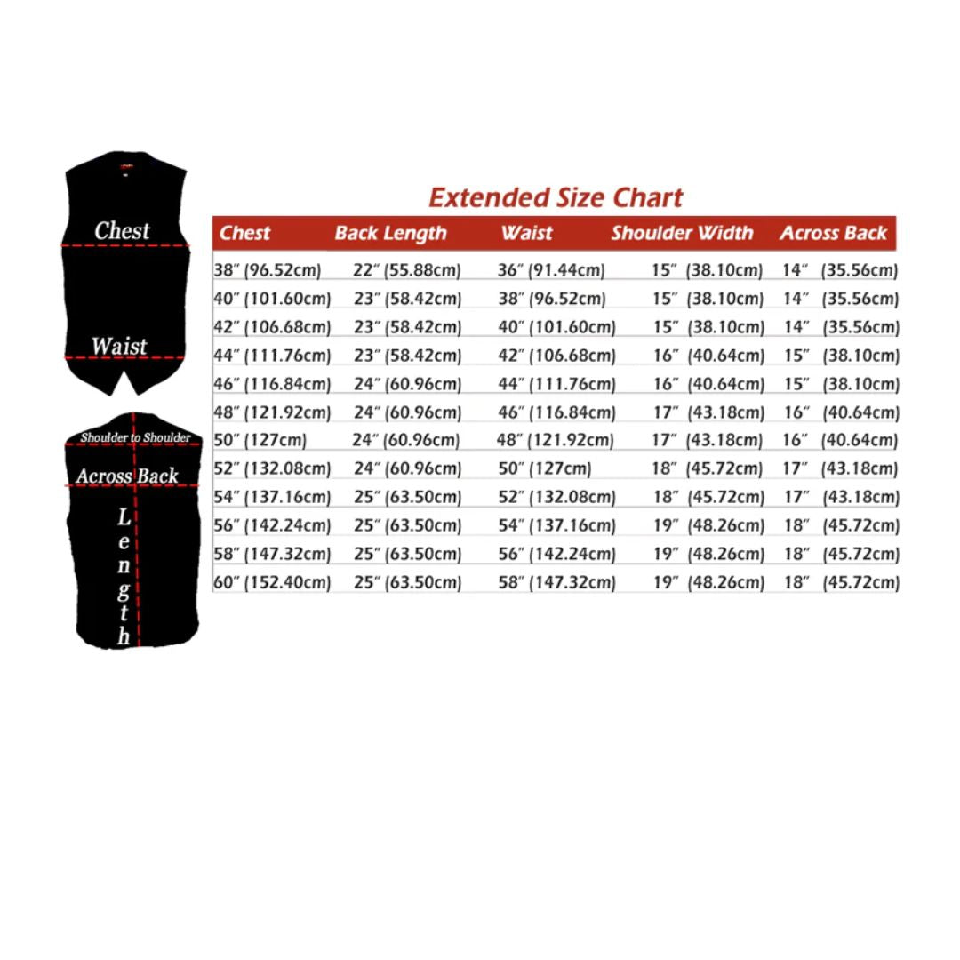 Full Perforated Cruiser Biker Vest