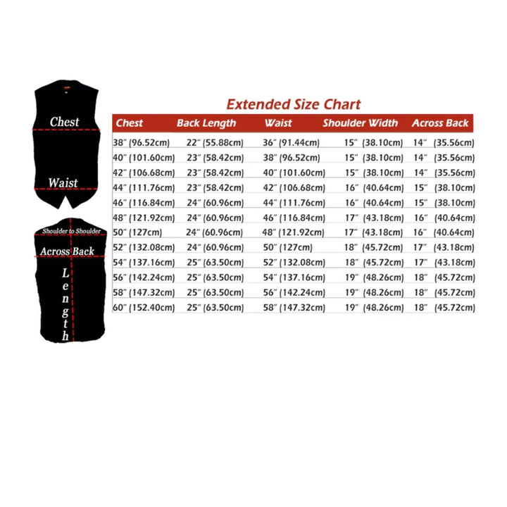 Full Perforated Cruiser Biker Vest