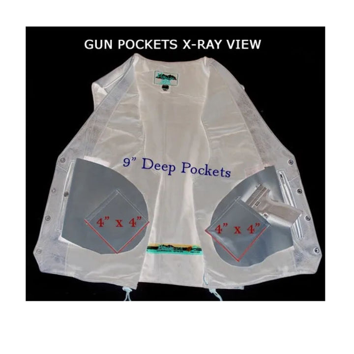 Men's Basic Motorcycle Vest- Black