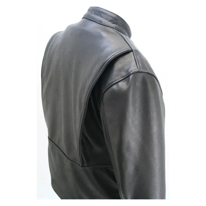Men's Cowhide Cafe Racer Jacket