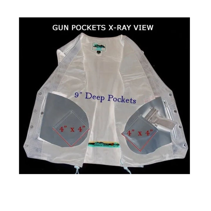 Men's Two Tone Horsehide Biker Vest