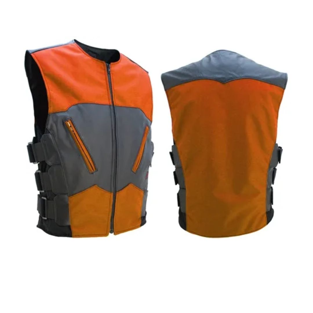 Interceptor Leather & Cordura Combo Vest