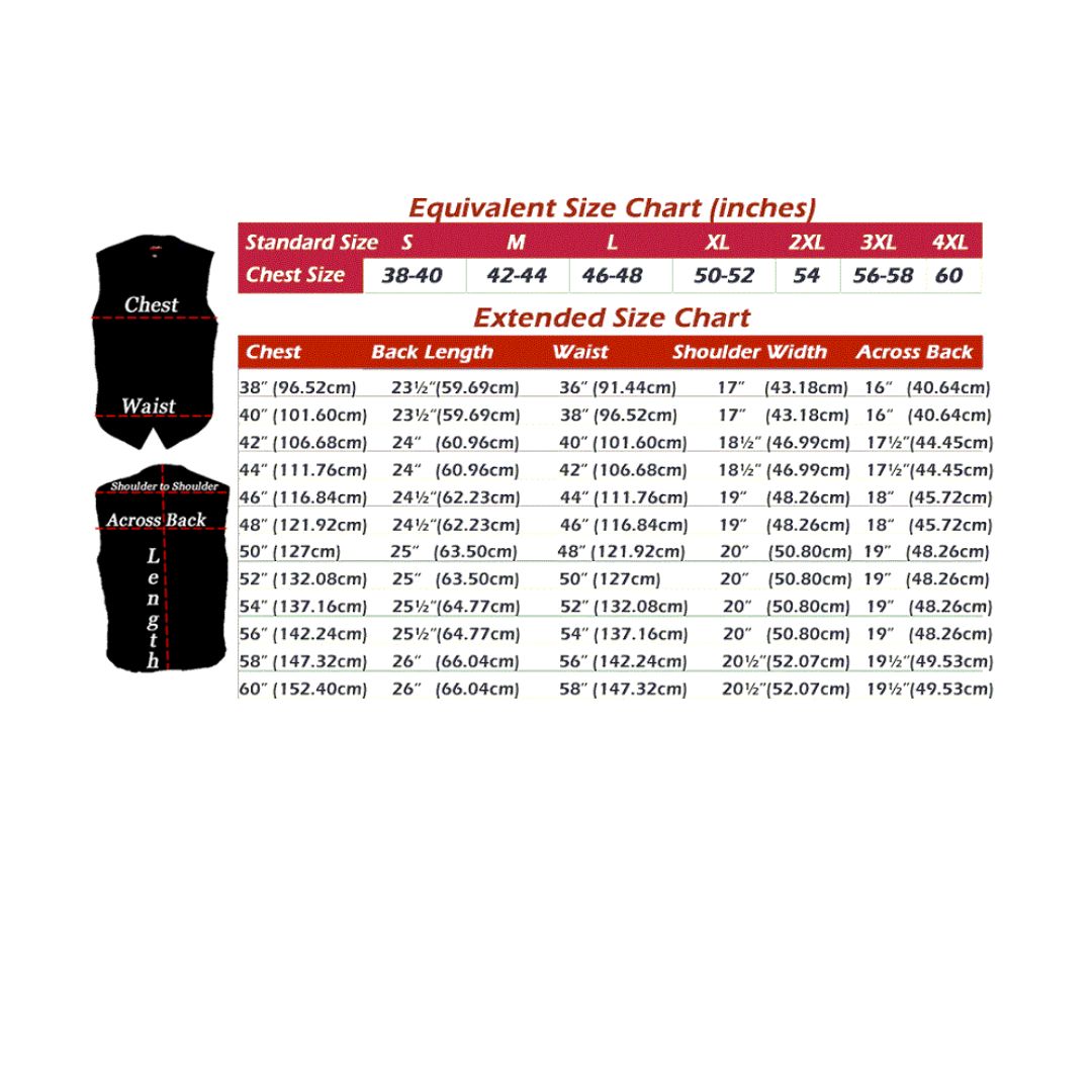 Men's Solid Back Distressed Brown Vest