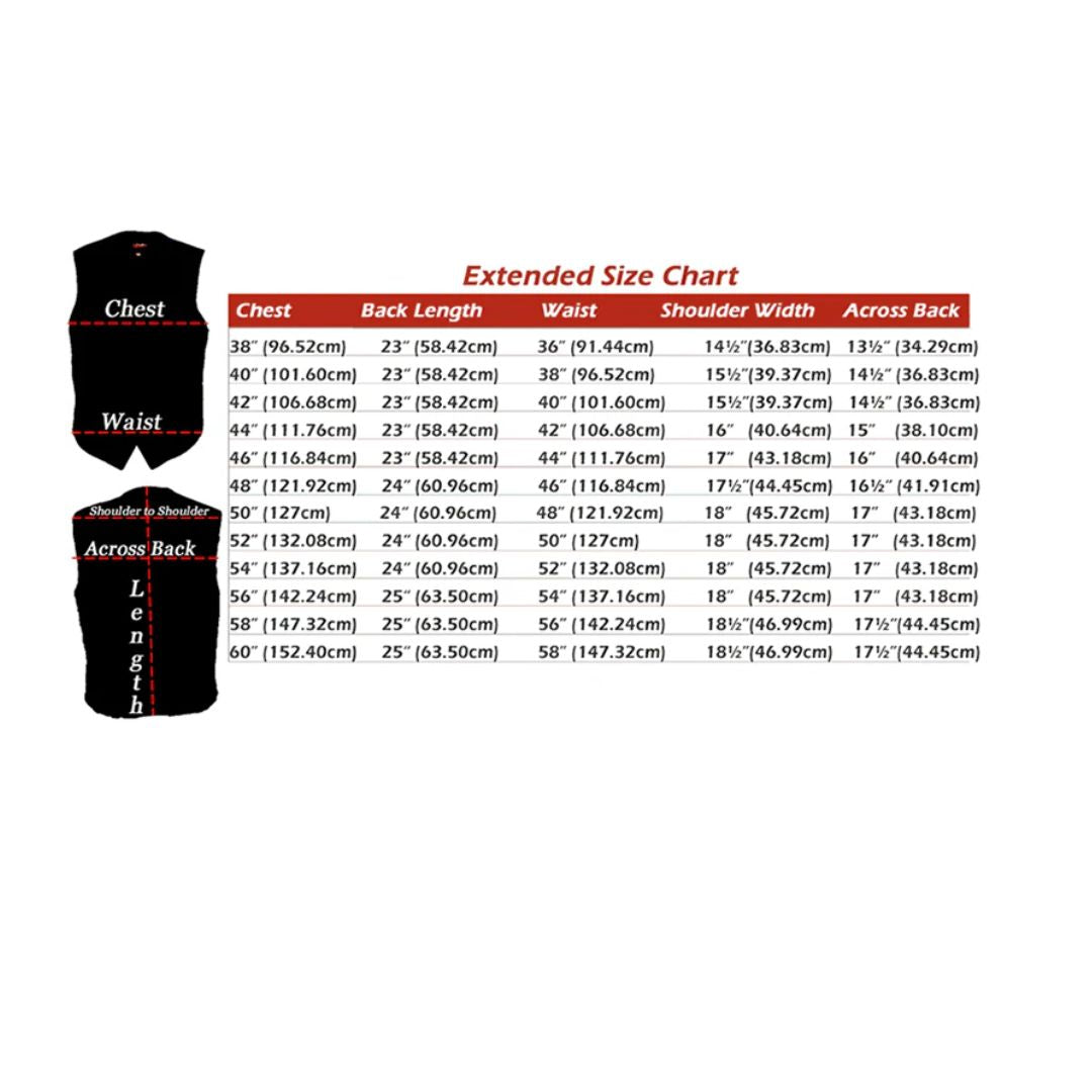 Men's Braided Black-Brown / Genuine Cowhide Nickel Vest