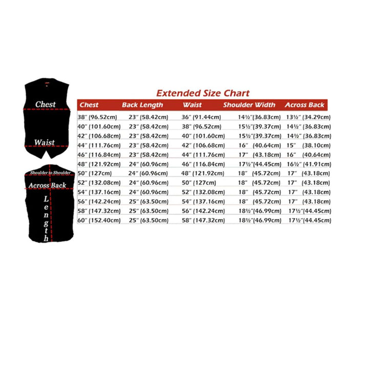 Men's Braided Black-Brown / Genuine Cowhide Nickel Vest