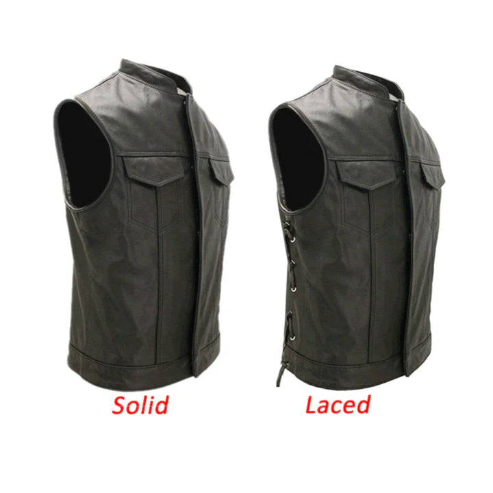 Club Style Biker Vest Custom- Made