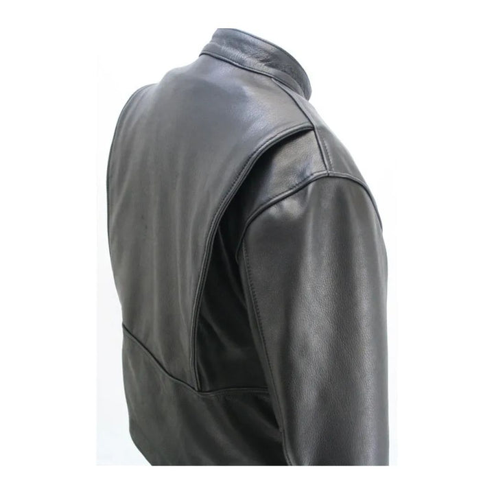 Men's Cowhide Cafe Racer Jacket