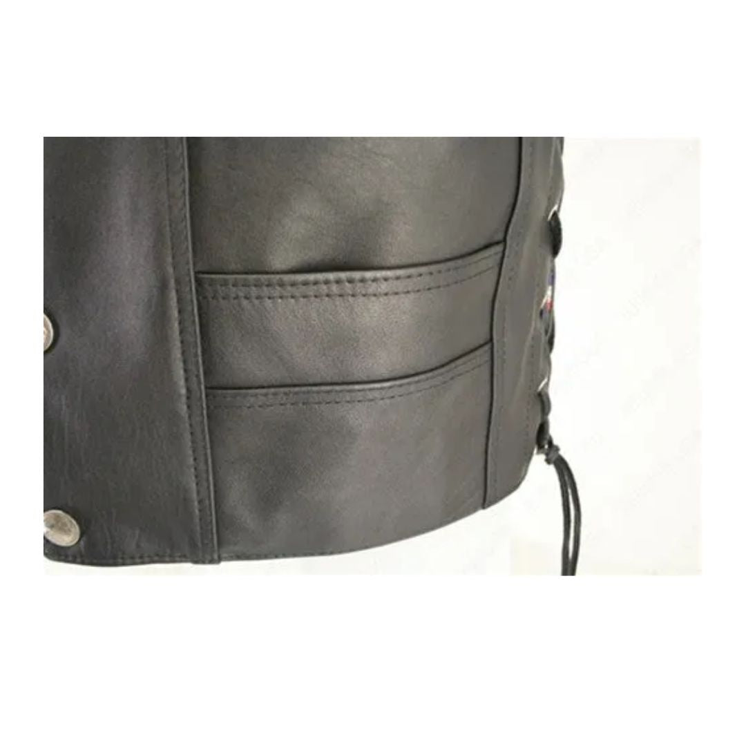 Men's Ultimate Horsehide Biker Vest (custom)