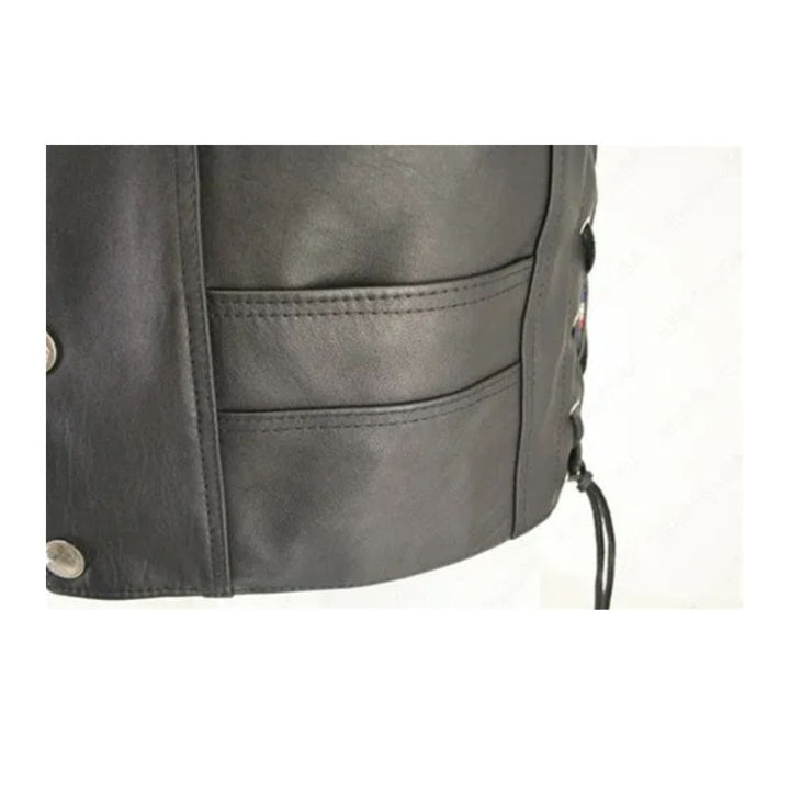 Men's Ultimate Horsehide Biker Vest (custom)