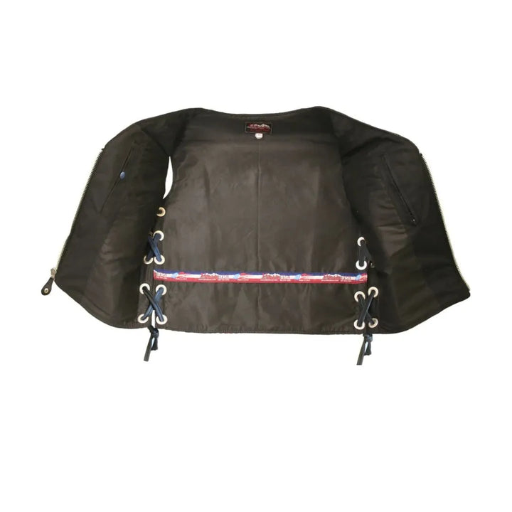 The Elite Motorcycle Leather Vest