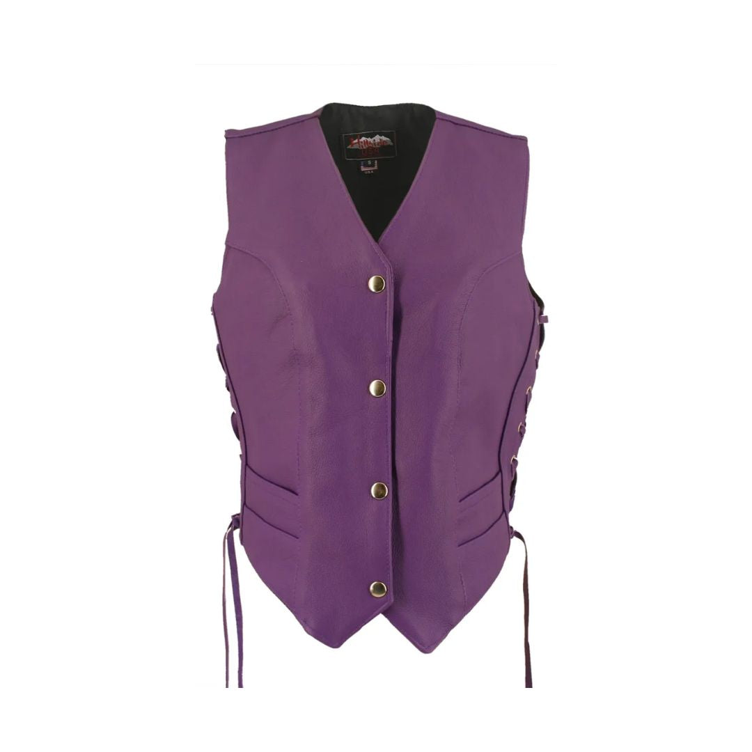 Women's Leather Vest