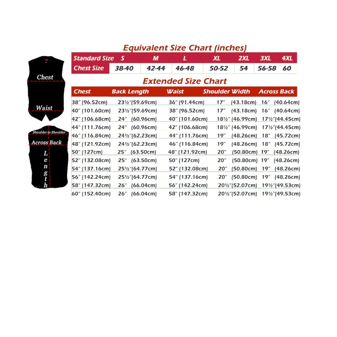 Men's Two Tone Horsehide Biker Vest