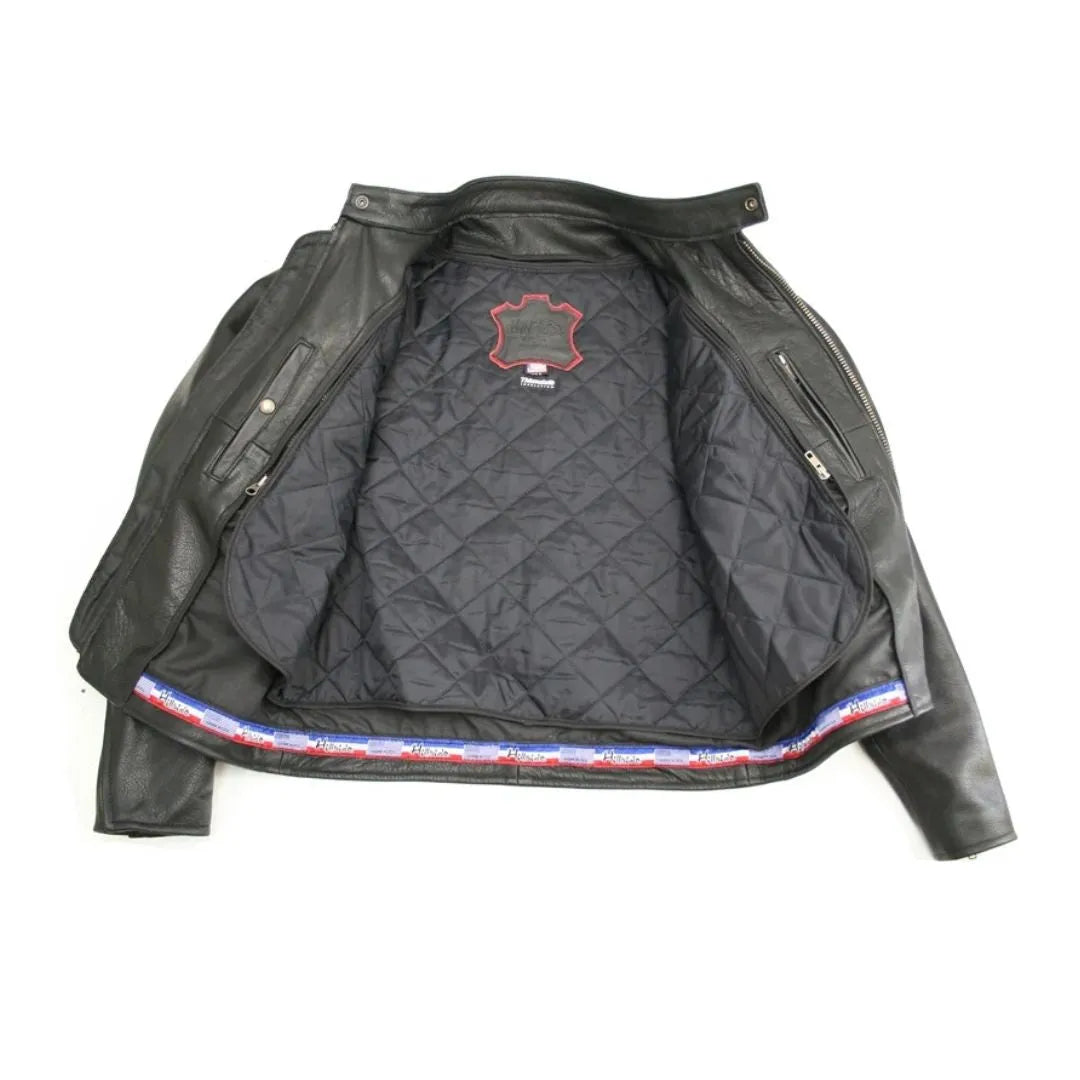 Men's Cowhide Cafe Racer Jacket