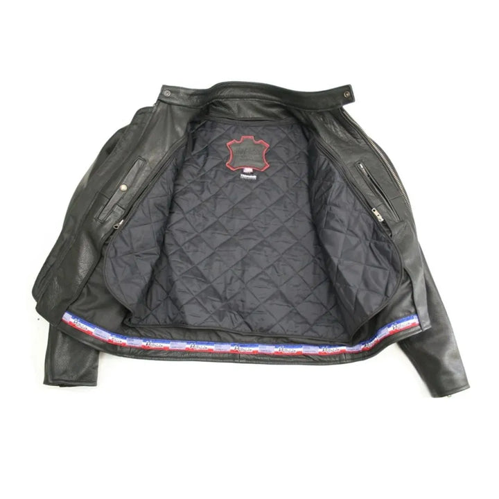 Men's Cowhide Cafe Racer Jacket