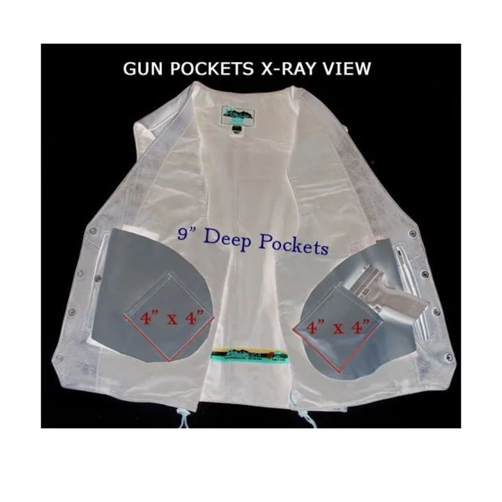 Men's Ultimate Horsehide Motorcycle Leather Vest