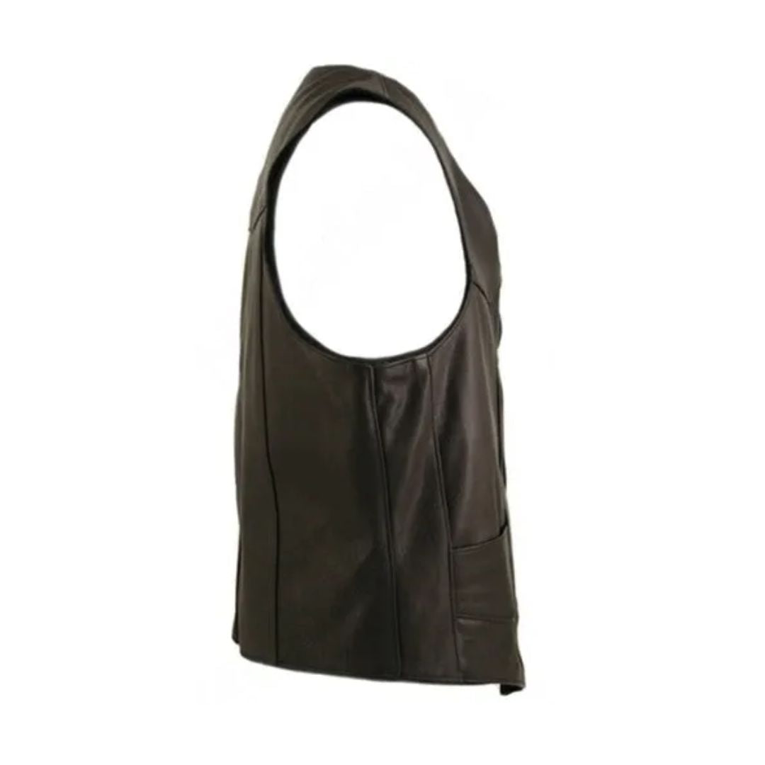 Men's Basic Biker Leather Vest (Custom)