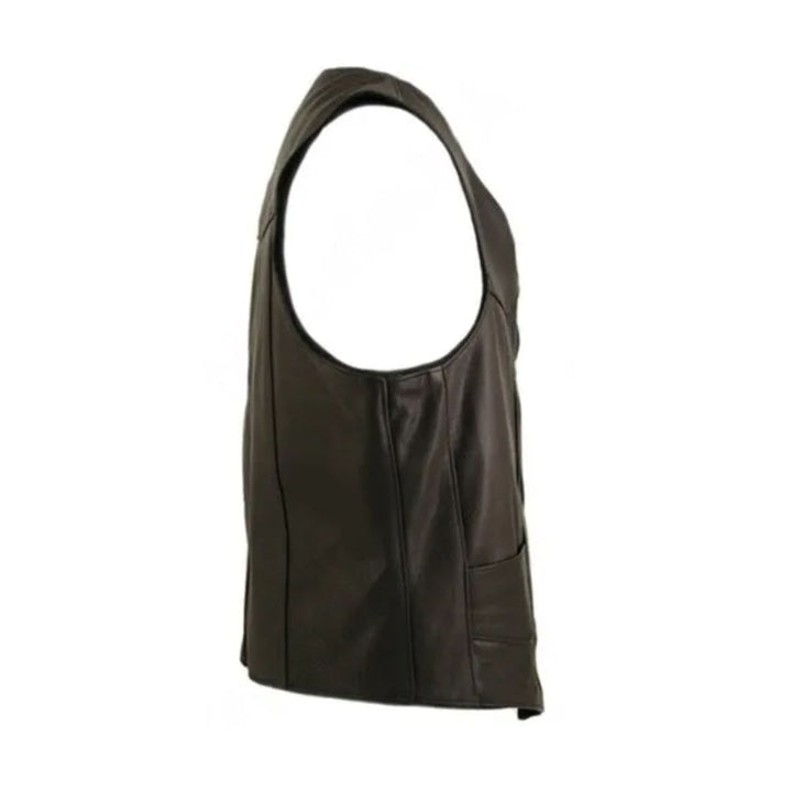Men's Basic Biker Leather Vest (Custom)