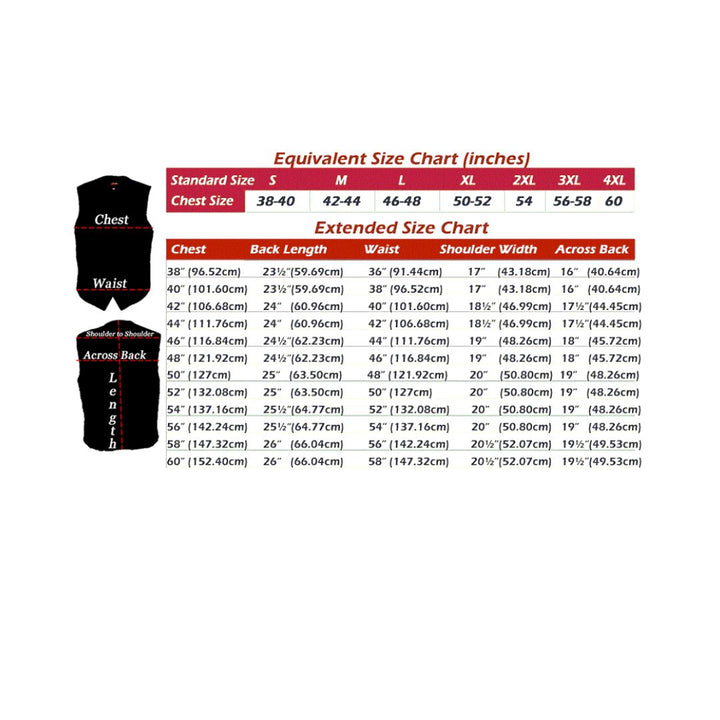 Men's Distressed Brown Classic Biker Vest