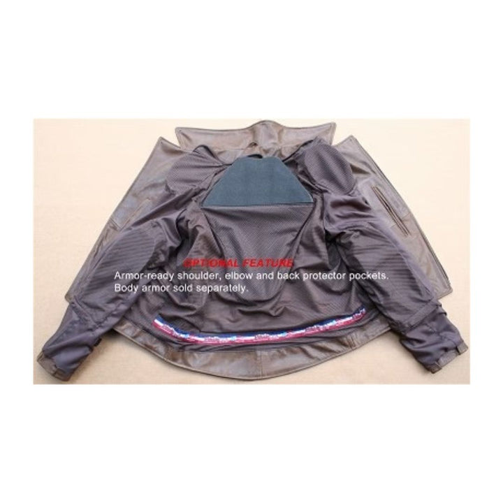 Men's D Pocket Horsehide Motorcycle Jacket